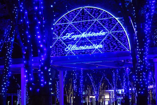 けやきひろばイルミネーション2025-26「Blessing Forest~祝福の音と光のシンフォニー」